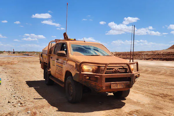 PSAH vehicle in the outback